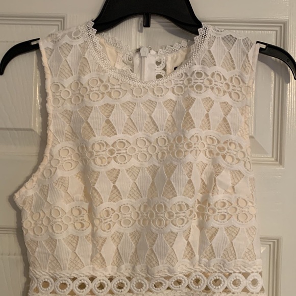 White crochet lace dress - Picture 6 of 6
